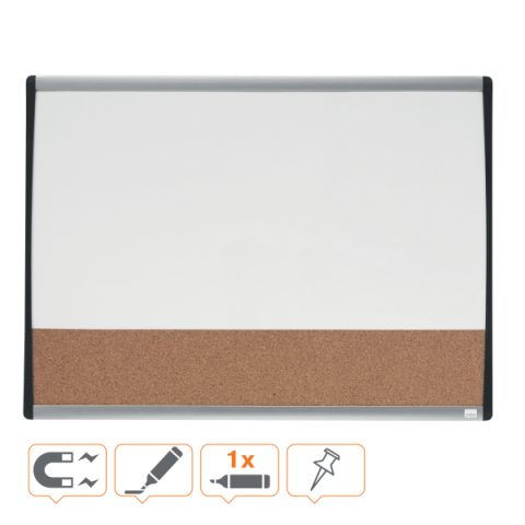 Tabla magnetica 58*43 cm combo + accesorii nobo [2]