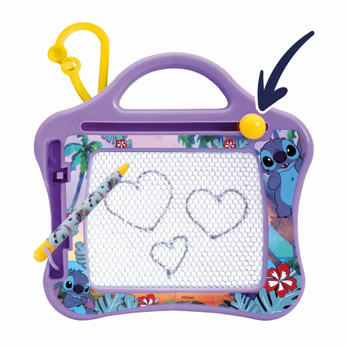 Tabla magnetica de scris magic scribbler travel disney stitch, copii varsta 3 ani pana la 7 ani [2]