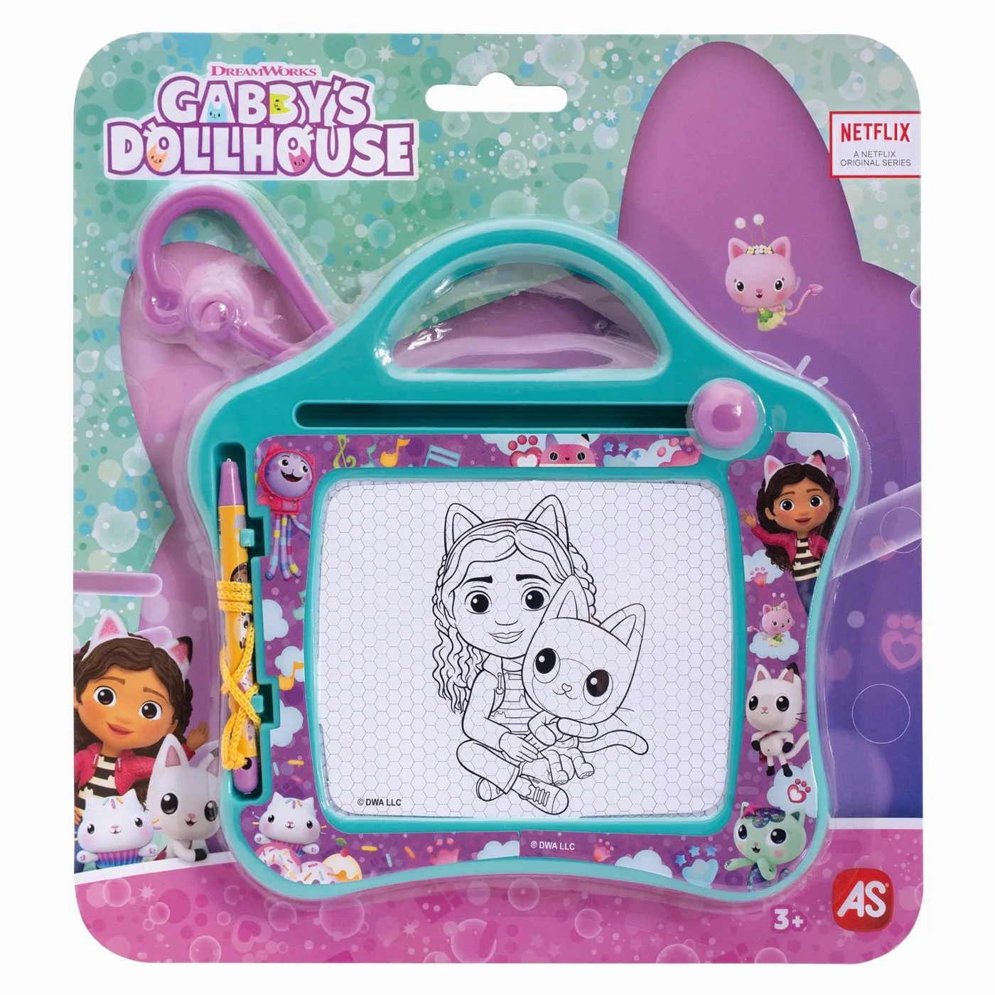 Jucării și Jocuri pentru copii - Tabla magnetica de scris travel magic scribbler gabbys dollhouse, copii varsta 3 ani pana la 7 ani
