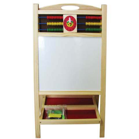 Table Scolare, Creta, Bureti si Sabloane - Tabla magnetica educativa cu 2 fete CNX KXM-812, alb, verde, + 4 markere si numaratoare