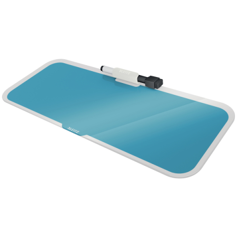 Organizare, arhivare, prezentare - Tabla sticla cu trepied pentru birou albastru celest cosy leitz