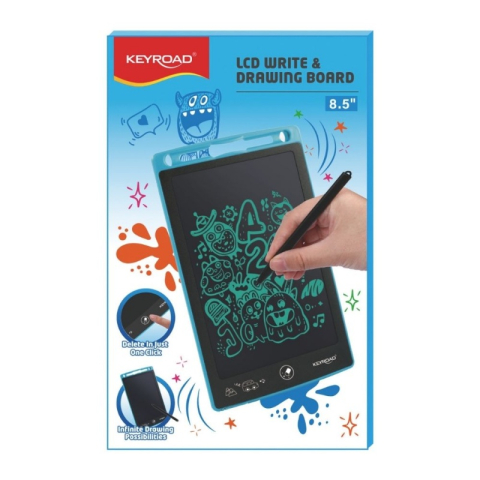 Art & Craft si Artizanat - Tableta copii Keyroad KR973331, 8.5 inch LCD, pentru scris si desenat, multicolor
