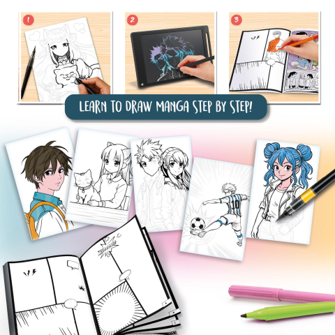 Tableta pentru desen KIDS ART- Academia Manga [2]