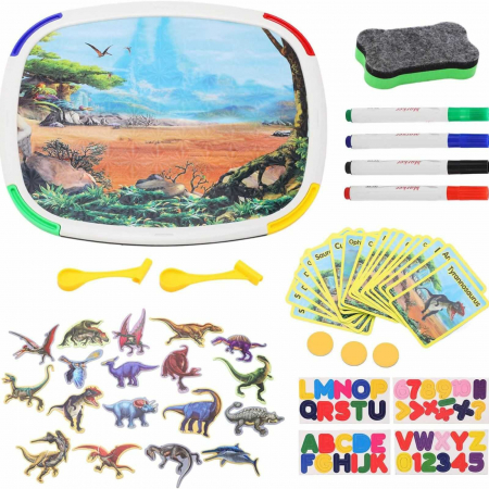 Tabla Magnetica pentru Desen si Joc Puzzle Dinozauri [2]