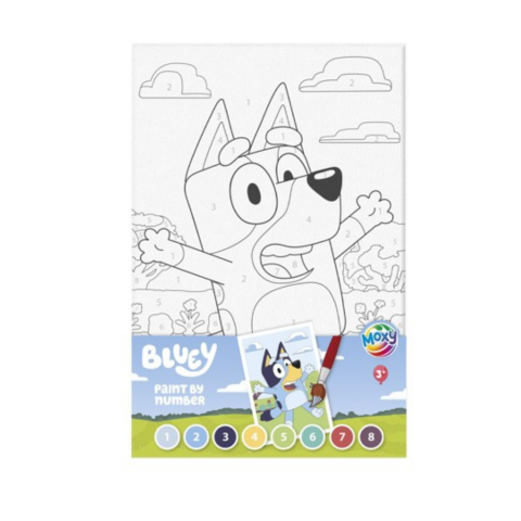 Jucării și Jocuri pentru copii - Tablou pictez pe numere - Bluey