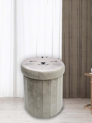 Camera copilului - Taburet figurina pisica 30x37.5 cm