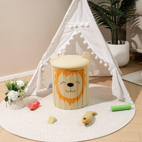 Camera copilului - Taburet figurina ptr copii leu