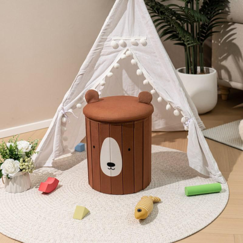 Camera copilului - Taburet figurina ptr copii urs