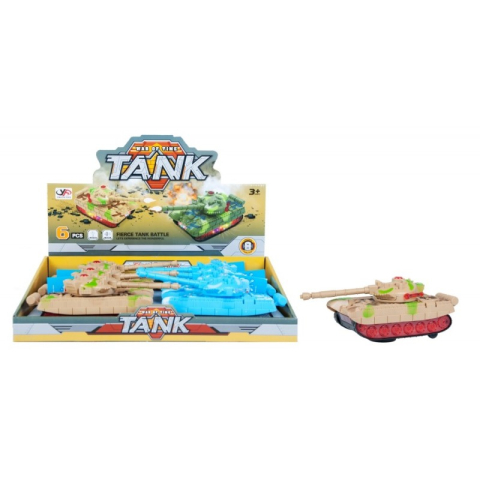 Jucării și Jocuri pentru copii - Tanc militar MegaCreative 458279, 22cm, plastic, diverse culori, 3+ ani