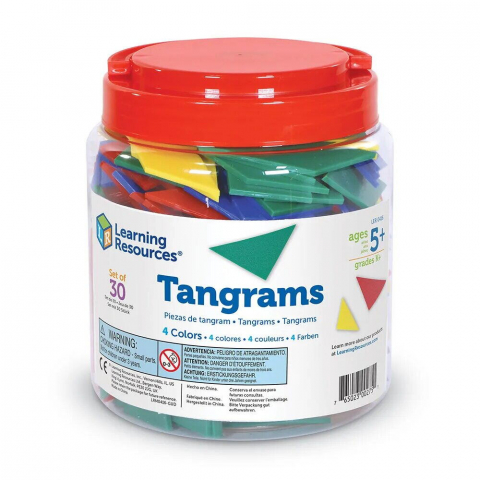 Jucării și Jocuri pentru copii - Tangram in 4 culori