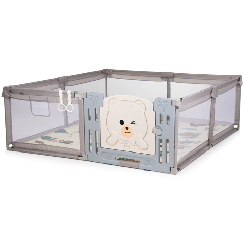 Tarc de joaca Chipolino Amico 200x180 cm cu usa beige [1]