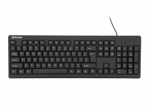 Periferice IT - Tastatură cu fir Tellur Basic, US, USB, negru