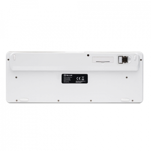 Tastatură fără fir Tellur, Mini, Alb [9]