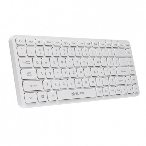 Tastatură fără fir Tellur, Mini, Alb [1]