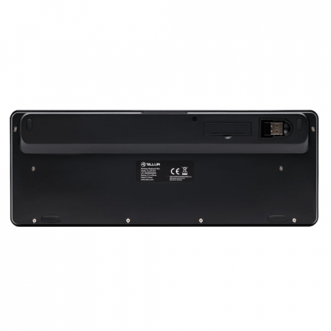 Tastatură fără fir Tellur, Mini, Negru [8]