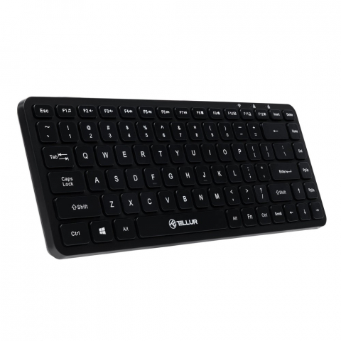 Tastatură fără fir Tellur, Mini, Negru [1]
