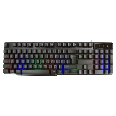 Tastatura Platinet Varr Pro-Gaming VRGBK7023B, USB, 104 taste iluminate RGB, cablu 1.4m, negru [2]