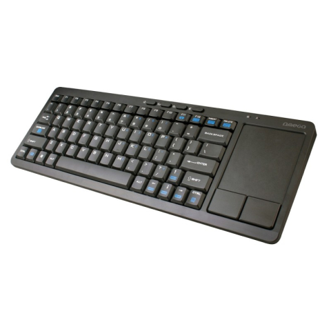 Tastatura wireless Omega Smart TV OKB004B, cu touch pad, negru [1]