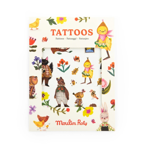 Jucării și Jocuri pentru copii - Tatuaje Les Minouchkas, Moulin Roty Baiat, Fata, varsta 3 - 6 ani, 6 - 9 ani
