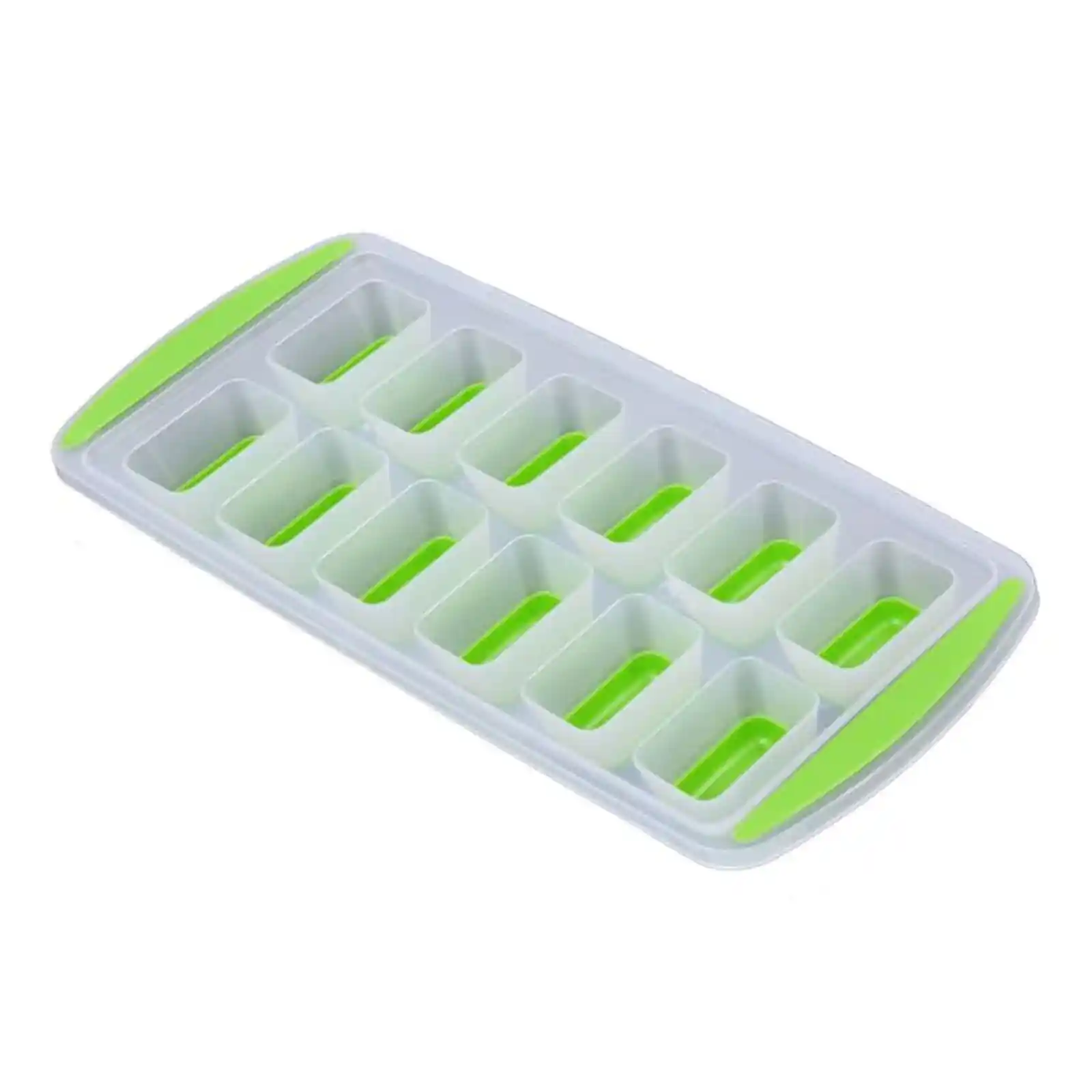 Ustensile de bucătărie - Recipient pentru cuburi de gheata, 12 alveole - Micostore.ro
