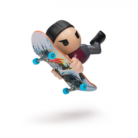 Tech dech sk8 crew pachet 2 seturi placa si figurina 9.6cm sapca neagra si casca neagra, varsta de la 5 ani la 12 ani [3]