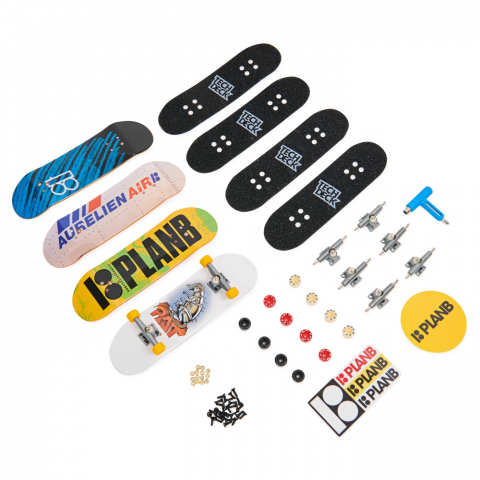 Tech deck pachet 4 piese fingerboard i: planb 9.6cm, varsta de la 6 ani la 12 ani [1]