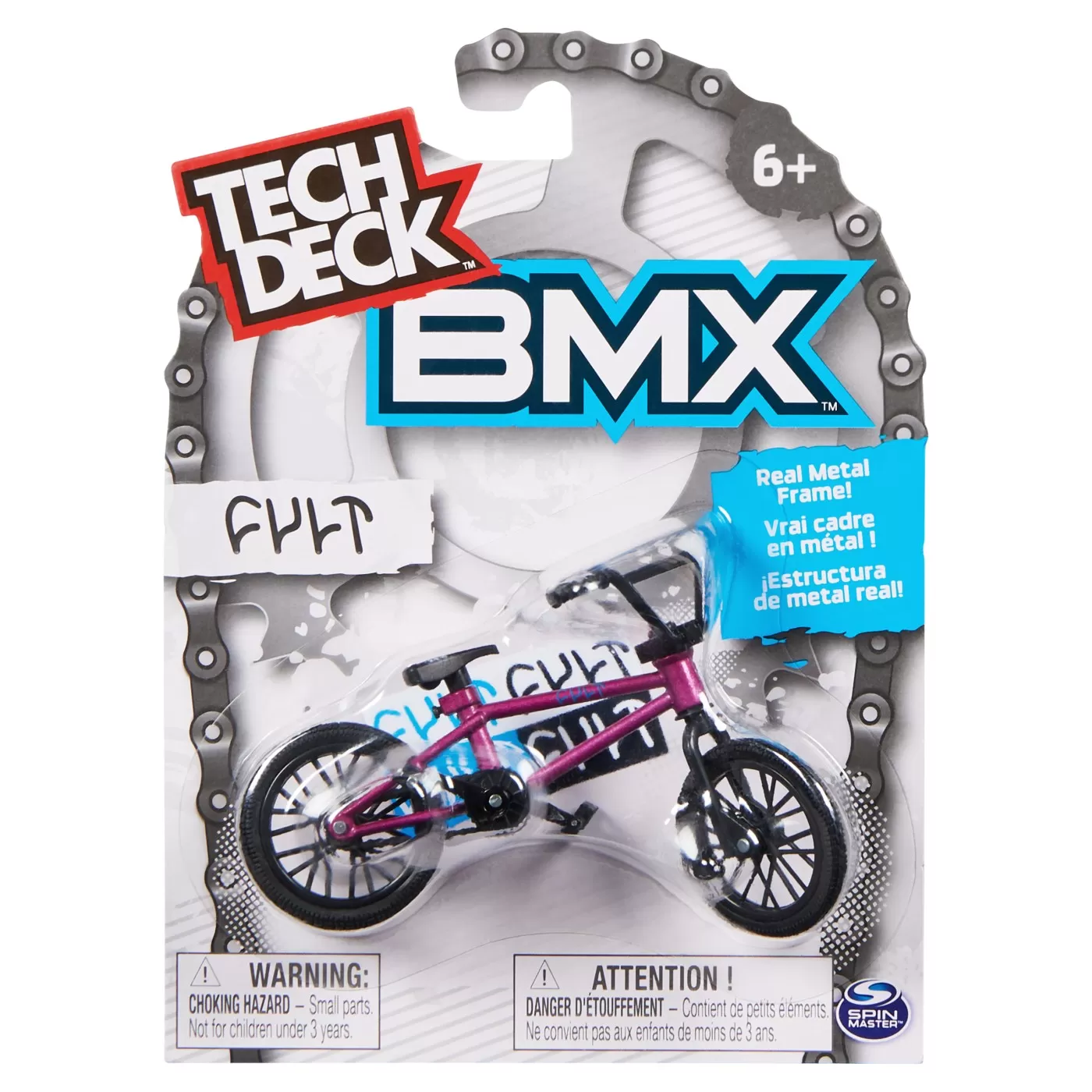 Jucării și Jocuri pentru copii - Tech deck pachet bicicleta bmx fult roz, varsta de la 6 ani la 12 ani
