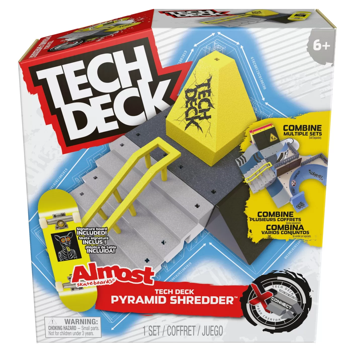 Jucării și Jocuri pentru copii - Tech deck pachet xconnect fingerboard pyramid shredder, varsta de la 6 ani la 12 ani