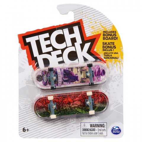 Jucării și Jocuri pentru copii - Tech deck set duo placa de baza nicole, varsta de la 6 ani la 12 ani