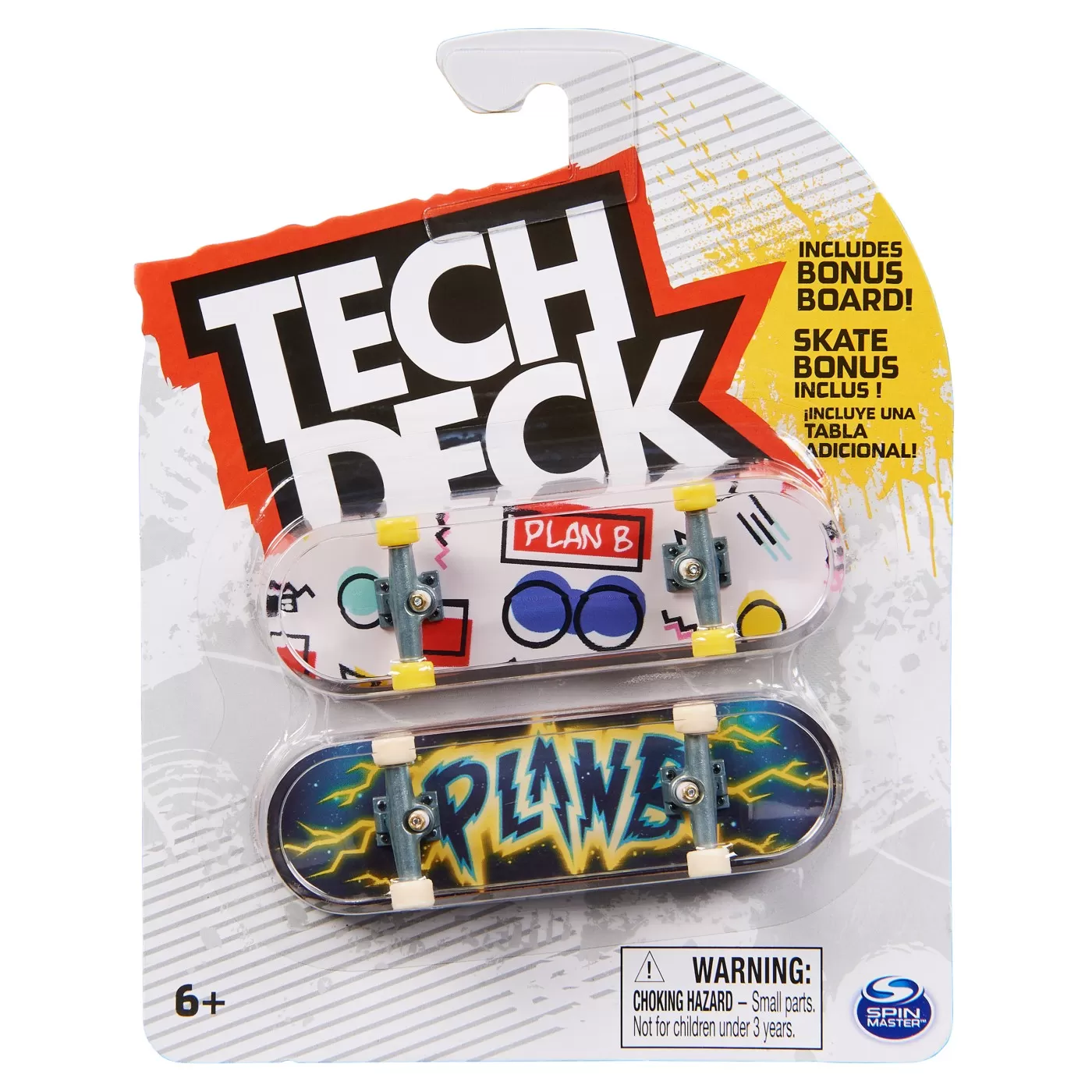 Jucării și Jocuri pentru copii - Tech deck set duo placa de baza plan b, varsta de la 6 ani la 12 ani
