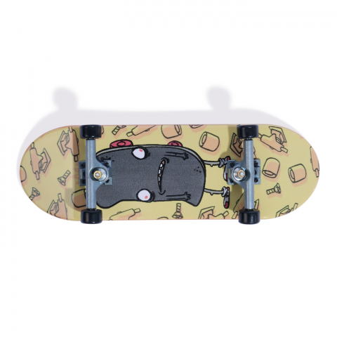 Tech deck sk8 crew pachet 2 seturi plita si figurina 9.6cm casca alba si casti gri, varsta de la 5 ani la 12 ani [4]