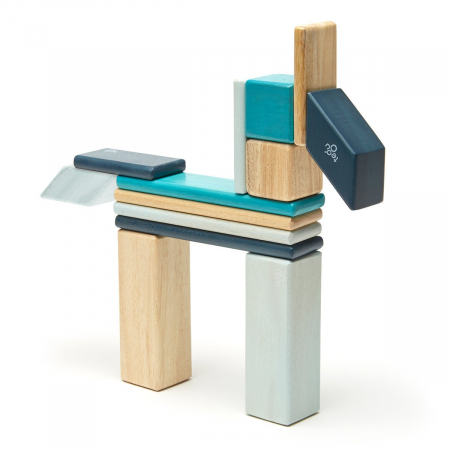 Tegu Blues, set 14 piese din lemn magnetic, 1-10 [3]