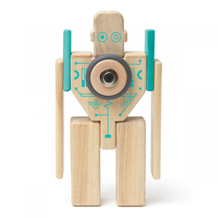 Roboti de jucarie - Tegu Magbot, robotul din blocuri magnetice, 1-10