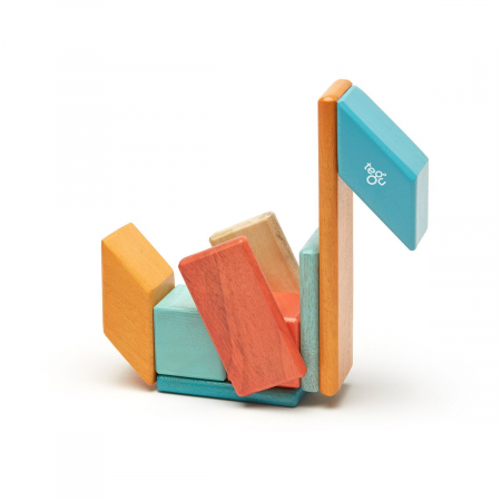 Tegu Sunset, set 14 piese din lemn magnetic, 1-10 [1]