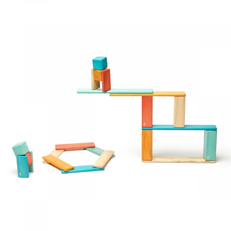Tegu Sunset, set 24 piese din lmn magnetic, 1-10 [2]