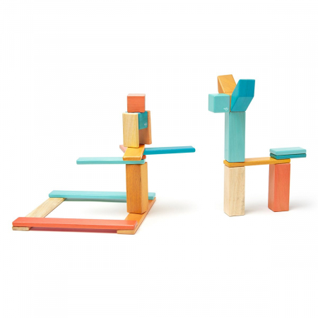 Tegu Sunset, set 24 piese din lmn magnetic, 1-10 [1]