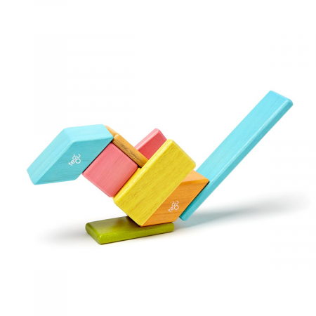 Tegu Tints, set 14 piese din lemn magnetic, 1-10 [1]