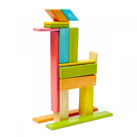 Tegu Tints, set 24 piese din lemn magnetic, 1-10 [4]