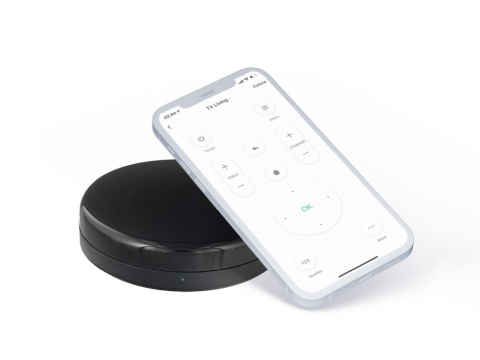 Accesorii IT - Telecomandă WiFi IR Tellur Smart, senzor temperatură și umiditate, USB C, Negru