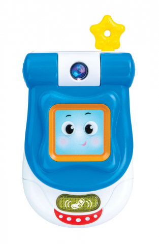 Telefon cu clapeta cu sunete pentru bebelusi, winfun, varsta de la 3 luni la 2 ani [1]