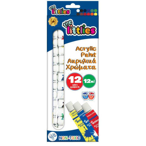 Acuarele, Tempera, Pensule si Blocuri de desen - Tempera acrilica 12ml The Littlies