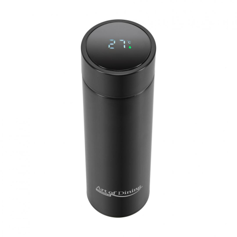 Termos inox 450 ml,indicator led temperatura, art of dining by heinner (mix 3 culori in bax, 4 albastre, 4 negre, 4 rosii) [2]