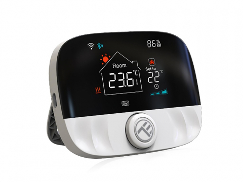 Accesorii IT - Termostat de ambient WiFi Tellur Smart, TSH02, Negru