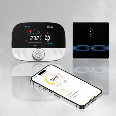 Termostat de ambient WiFi Tellur Smart, TSH02, Negru [6]