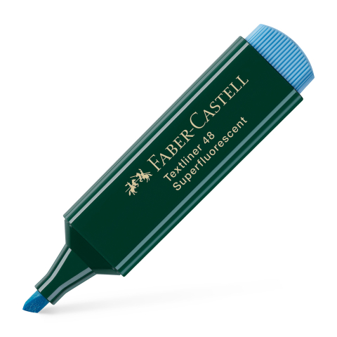 Birotică și Papetărie - Textmarker albastru 1548 faber-castell