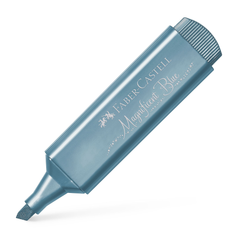 Birotică și Papetărie - Textmarker albastru metalizat 1546 faber-castell