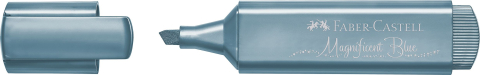 Textmarker albastru metalizat 1546 faber-castell [1]