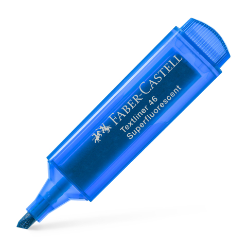 Birotică și Papetărie - Textmarker albastru superfluorescent 1546 faber-castell