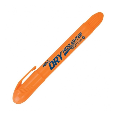 Textmarker Amos Dry, varf uscat rotund, set 4 culori fluorescente [4]