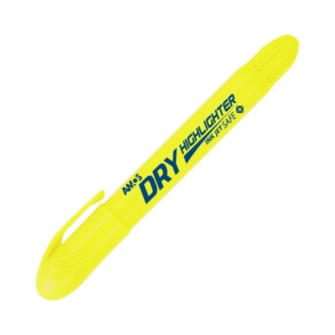 Textmarker Amos Dry, varf uscat rotund, set 4 culori fluorescente [2]